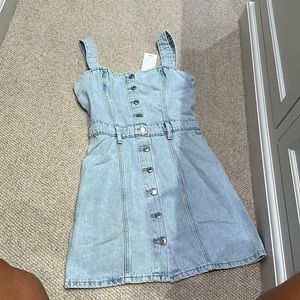 Mango brand new small blue Jean dress